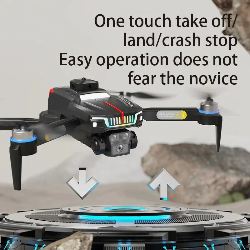 J6 Pro Professional Drone With Triple Camera 4K Camera Result Obstacle avoidance ( Allow to open parcel )