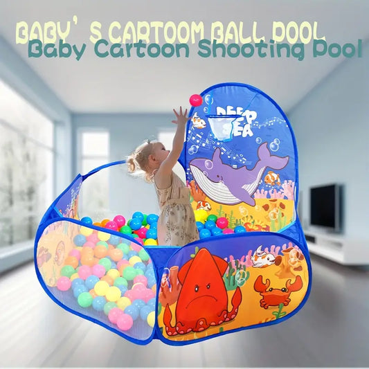 Kids Pop-Up Play Tent with Ball Pit - Free 50 Balls Set - Best for Gifts - Allow to open policy