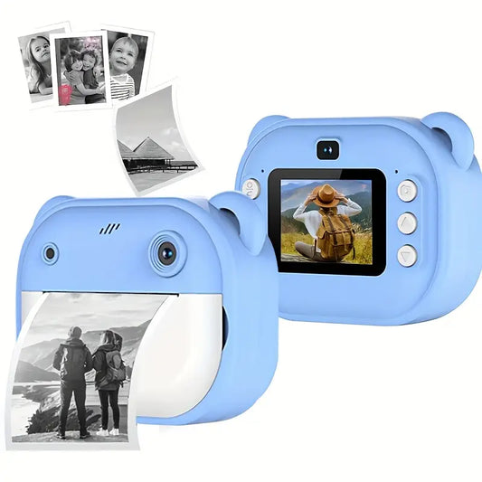 Instant Printing Cameras for Kids, Thermal Printing Cameras, Instant Photo Printers with Video Capabilities, Allowing Drawing
