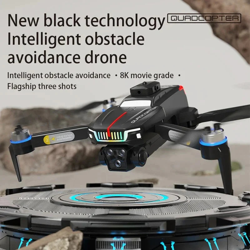 J6 Pro Professional Drone With Triple Camera 4K Camera Result Obstacle avoidance ( Allow to open parcel )