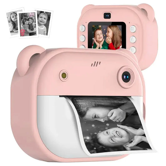 Instant Printing Cameras for Kids, Thermal Printing Cameras, Instant Photo Printers with Video Capabilities, Allowing Drawing