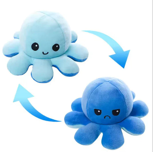 Mini Octopus Reversable Plush Toy