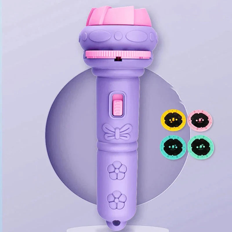 Projector Flashlight Torch for Kids – 3 Reels with 24 Fun Random Images