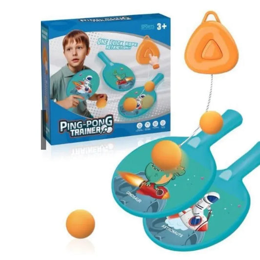 Ping Pong Trainer For kids one click rope retraction